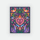 Mexican Monthly Planner by All the Ways to Say with folkloric patterns, gold foil cover and 100 pages for vibrant monthly planning.