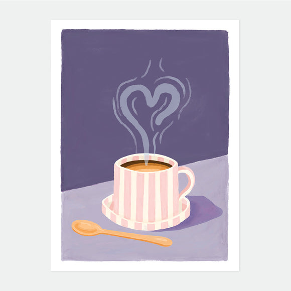 All The Ways To Say Poster - Love Coffee