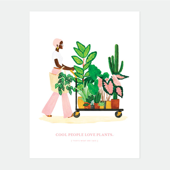 All The Ways To Say Poster - girlbuyingplants