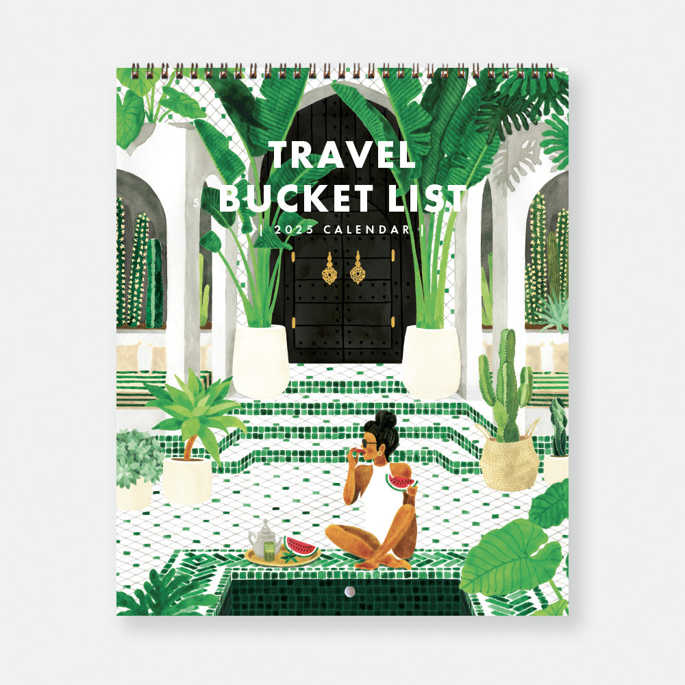 2025 Travel bucket list Calendar