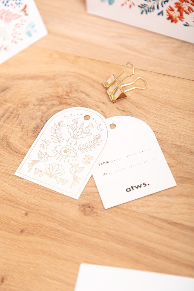 new gift tags.