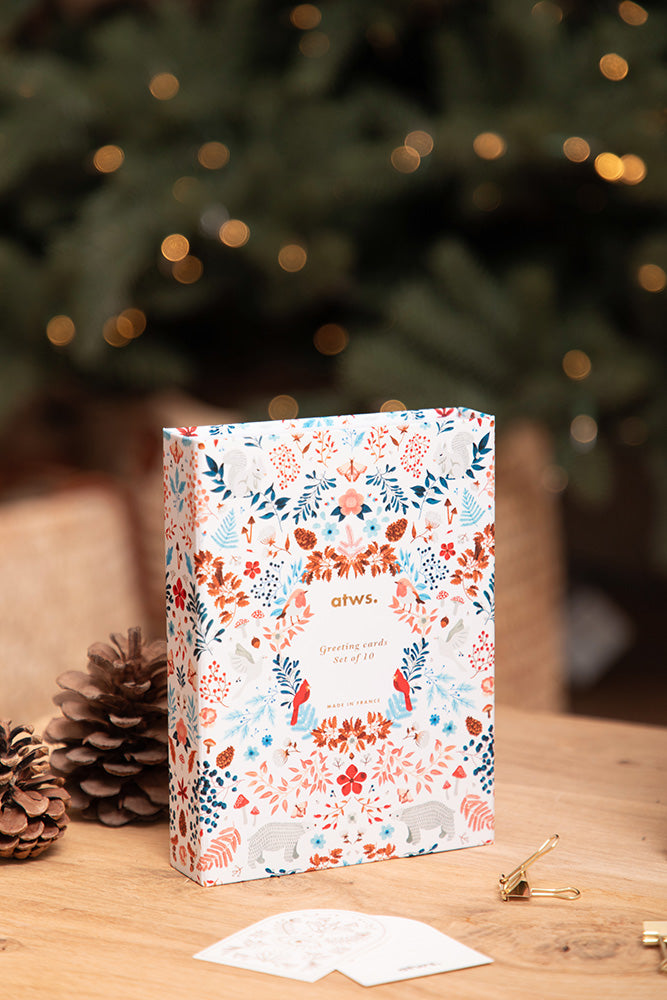 christmas boxes.
