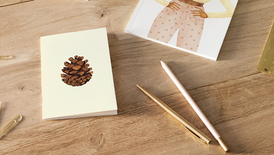 winter stationery.