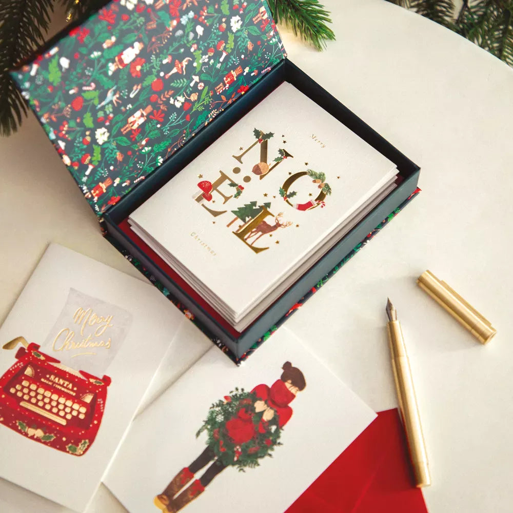 Christmas Box – 10 cartes de vœux Christmas Box – 10 cartes de vœux