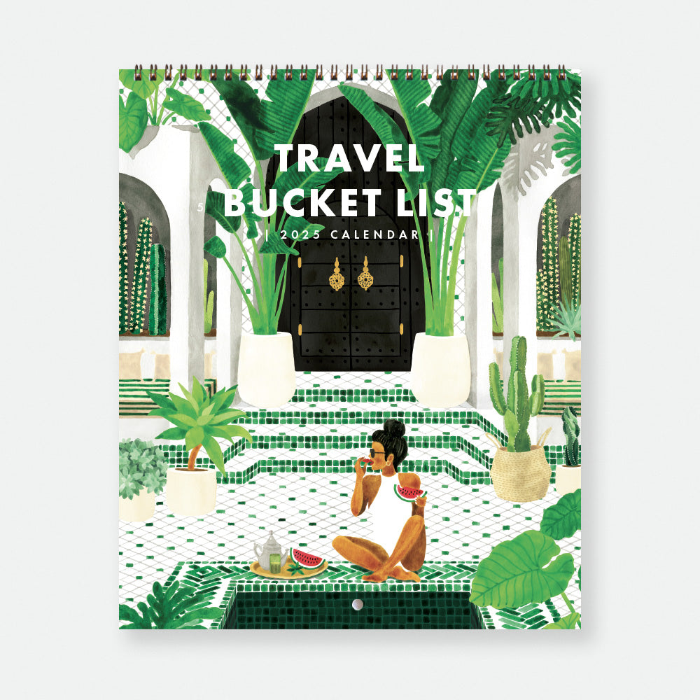 Calendrier Travel bucket list 2025 Bucket List Calendar 2025 Uk