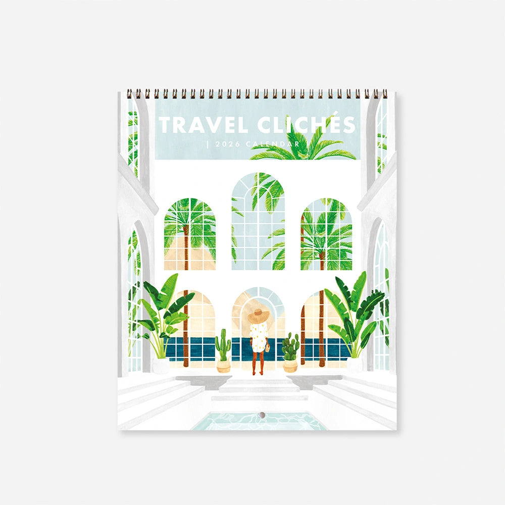 Calendrier 2026 Travel clichés