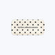 Painted Dots Coffee Tray – birch wood tray with black dot pattern and text “but first, coffee & croissant”, dishwasher safe, by All the Ways to Say.
