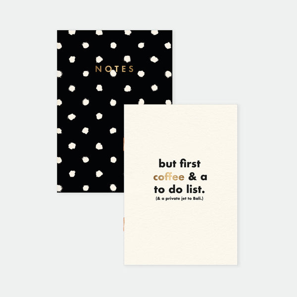 Notebooks A6 Duo - Painted Dots - All The Ways To Say