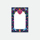 A colorful Mexican-themed notepad with a vibrant design featuring flowers, birds, and traditional patterns.