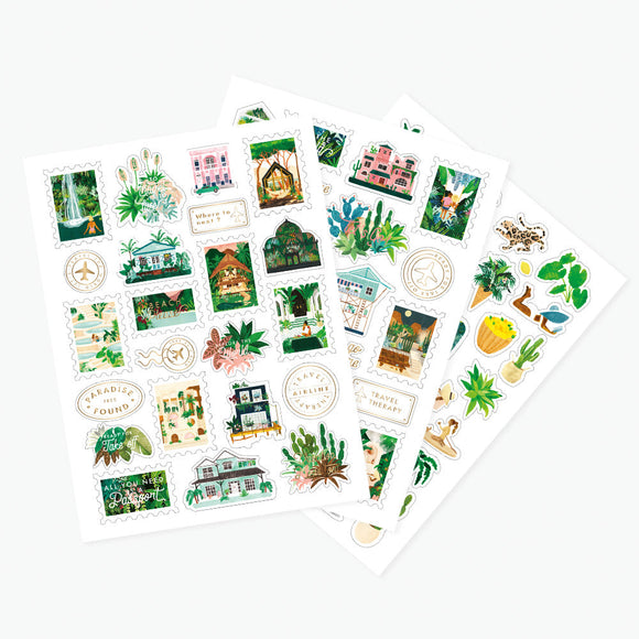 Stickers - 3 sheets – wanderlust - All The Ways To Say