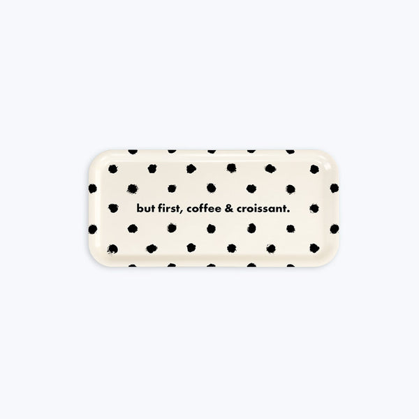 Coffee Trays - Painted Dots But first coffee Coffee - All The Ways To Say