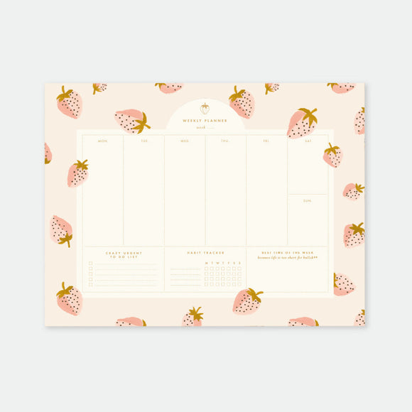 Weekly planners - Strawberries - All The Ways To Say