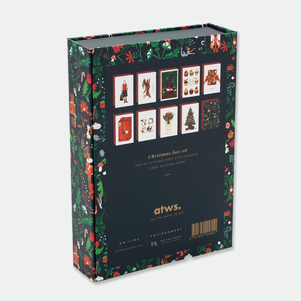 Christmas Box – 10 cartes de vœux Christmas Box – 10 cartes de vœux