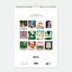Best Of 10 Years 2027 calendar back cover showing all twelve monthly illustrations, made in France, All The Ways To Say