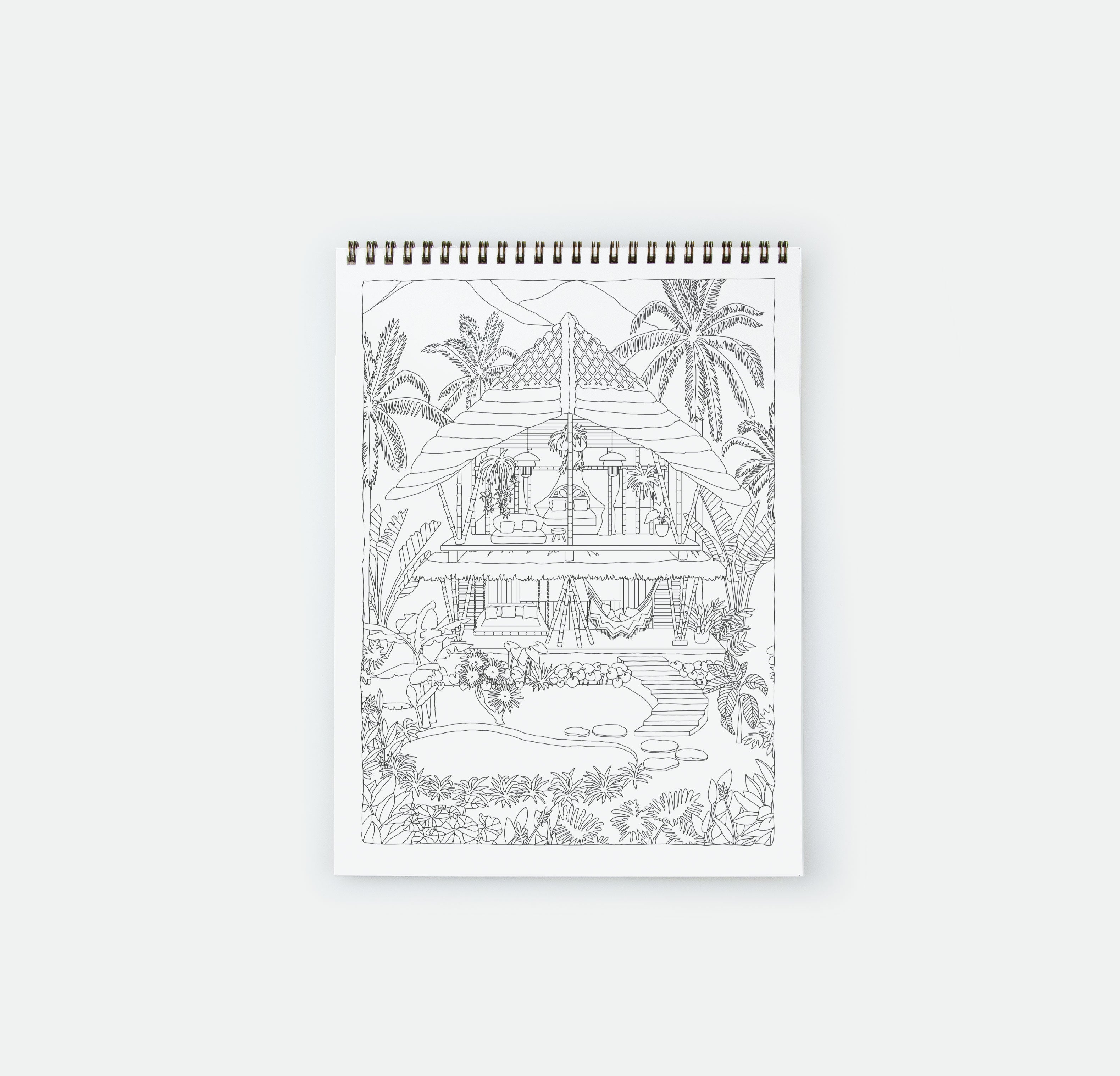 Livre de coloriage Exotic Bathtub Livre de coloriage Exotic Bathtub