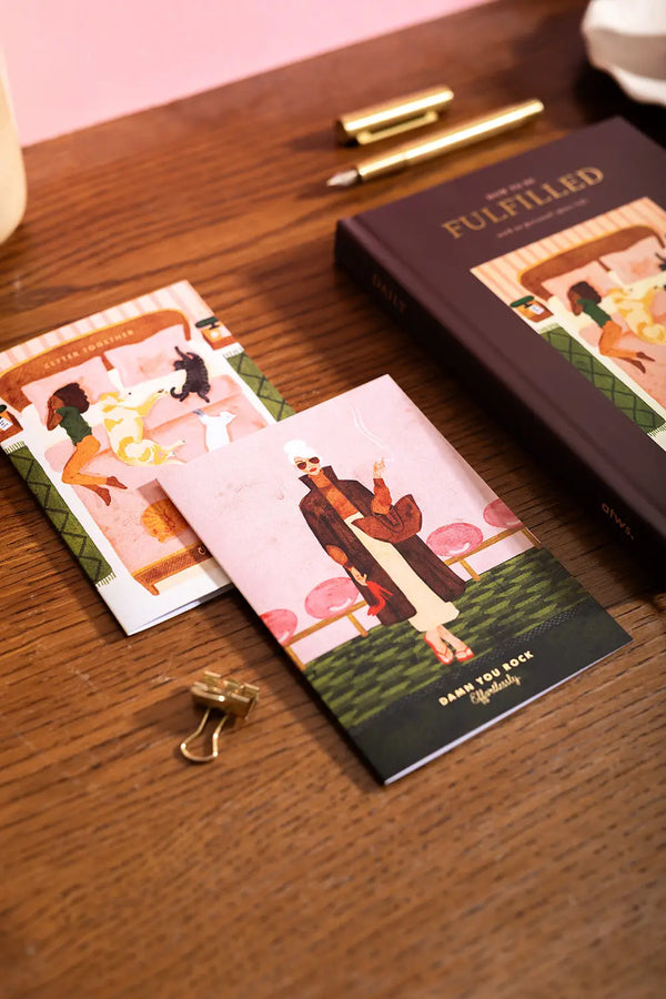 Damn you rock Greeting card - Part of the All the Ways to Say stationery collection with matching notebook.