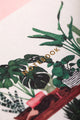 Life with Pets & Plants Pocket Notebook A6 DUO - Close-up of gold foil title and monstera plant.