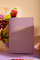 Spring Sweets Pocket Notebook A6 DUO - Purple notebook with "For scientific research" quote.